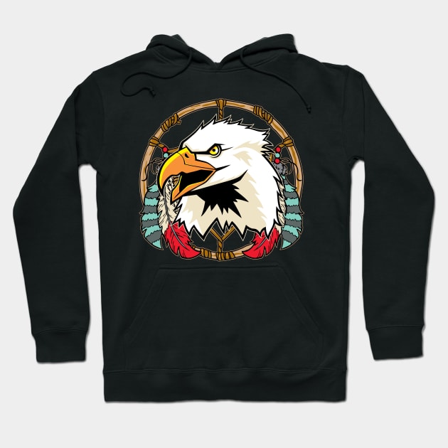 Eagle Dreamcatcher Hoodie by RadStar